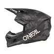 O Neal 3srs Acid Мотошлем Black Grey Черный