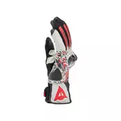 Dainese MIG 3 Spray Leather Summer Motorcycle мотоперчатки Black Red White