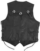 Genuine Leather Motorcycle жилет Custom In Model A-Pro Gambler