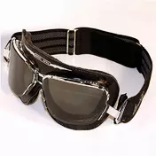 Baruffaldi маска Moto Supercompetition Custom Vintage Leather Black Elephant