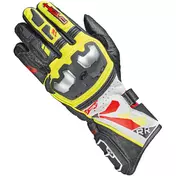 Held Akira RR Motorcycle мотоперчатки Black Fluorescent Yellow
