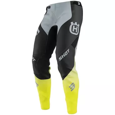 Motocross Enduro мотоштаны Shot AEROLITE HVA Black Grey