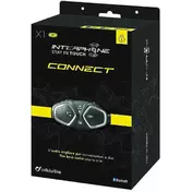 CellularLine CONNECT HD Bluetooth Motorcycle Intercom (Motorcycle/Motorcycle) Single