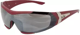 Technical очки Moto Sport Baruffaldi Myto Imperial Red Wrap-around lens Neutra and Specchiata