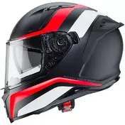 Integral Motorcycle Мотошлем Caberg AVALON BLAST Matt Black White Red Fluo