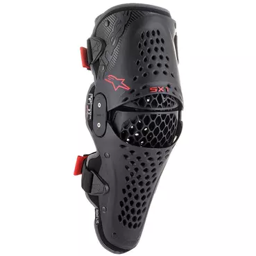 Alpinestars Sx-1 V2 Knee Protector Black Red Черный