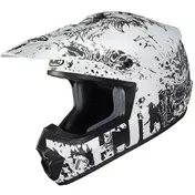Cross Enduro Child Мотошлем MOto HJC CL-XY II CREEPER MC10SF Matt White