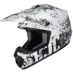Cross Enduro Child Мотошлем MOto HJC CL-XY II CREEPER MC10SF Matt White