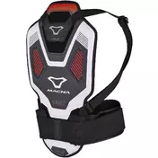 Macna Vault Motorcycle Back Protector Black White Red