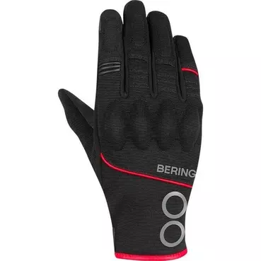 BERING NASSAU Motorcycle мотоперчатки Black Red