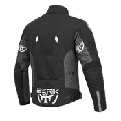 Giubbotto Moto Traforato Berik 2.0 NJ-173315-IT Mesh Air Nero Grigio Scuro