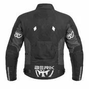 Giubbotto Moto Traforato Berik 2.0 NJ-173315-IT Mesh Air Nero Grigio Scuro