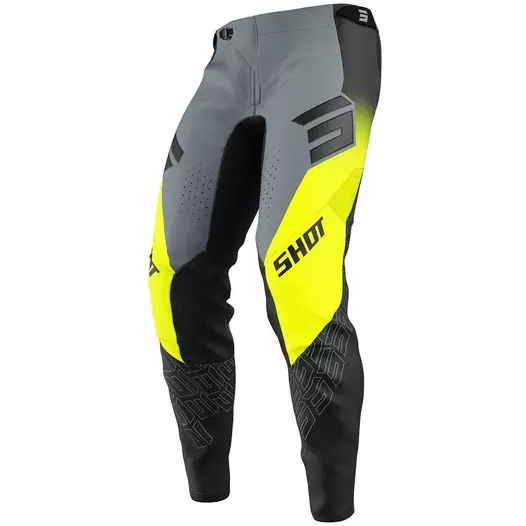 Motocross Enduro мотоштаны Shot AEROLITE ULTRA Fluorescent Yellow (размер: 26)