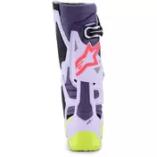 Alpinestars TECH 10 SUPERVENTED Motocross Enduro мотоботинки Purple Fluo Yellow Diva Pink