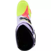 Alpinestars TECH 10 SUPERVENTED Motocross Enduro мотоботинки Purple Fluo Yellow Diva Pink