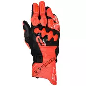 ALPINESTARS GP Plus R V3 lederhandschuhe Bright Red / Red Fluo / Black