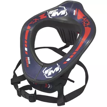 FM Racing Moto Cross Enduro Collar NECK TRONIC Navy Red