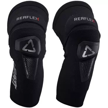 Leatt REAFLEX HYBRID PRO Motorcycle Knee Brace Black