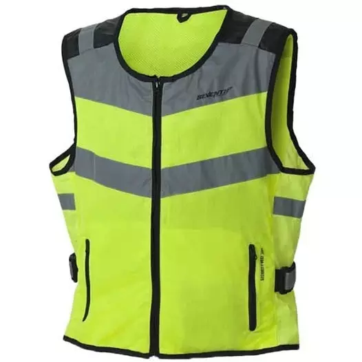 Seventy SD-S2 Yellow Fluo Reflective Motorcycle жилет (размер: 2xl/3xl)