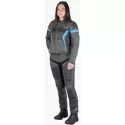 Trigonis-Air Women's Sport Fabric Motorcycle мотокуртка Gray Turquoise
