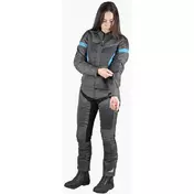 Trigonis-Air Women's Sport Fabric Motorcycle мотокуртка Gray Turquoise