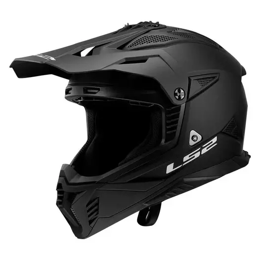 Ls2 Mx708 Fast 2 Solid Мотошлем Black Matt Черный (размер: xs)