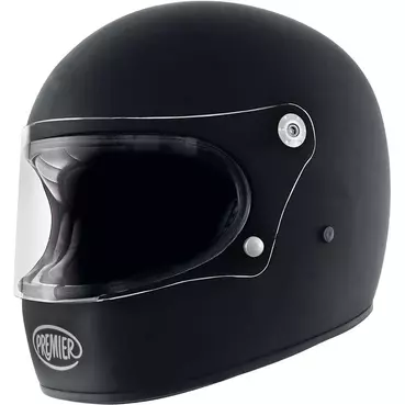 Integral Motorcycle Мотошлем Premier TROPHY U9BM Matt Black