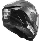 LS2 FF817 CHALLENGER II NITRO Full Face Motorcycle Мотошлем Black Grey