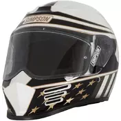 Simpson Speed 2206 Мотошлем American White Gold Белый