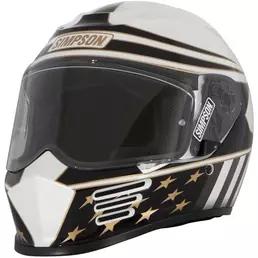 Simpson Speed 2206 Мотошлем American White Gold Белый