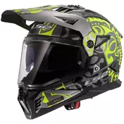 LS2 MX702 PIONEER 2 RANGI Off-Road Full Face Motorcycle Мотошлем Fluorescent Yellow