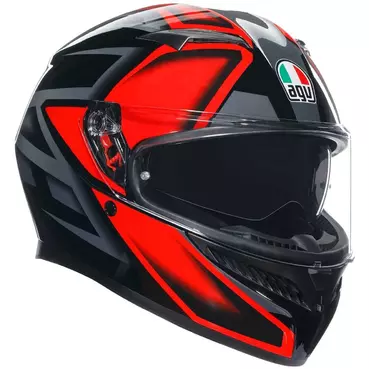 Agv K3 COMPOUND Integral Motorcycle Мотошлем Black Red
