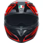 Agv K3 COMPOUND Integral Motorcycle Мотошлем Black Red