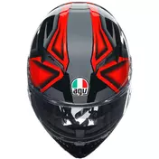 Agv K3 COMPOUND Integral Motorcycle Мотошлем Black Red