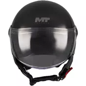 Mt Мотошлемs Street S Pure A1 Jet Motorcycle Мотошлем, Gloss Black