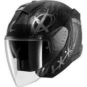 Shark SKWAL JET SHIEVER Jet Motorcycle Мотошлем Mat Black Anthracite Silver