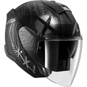 Shark SKWAL JET SHIEVER Jet Motorcycle Мотошлем Mat Black Anthracite Silver