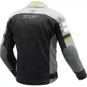 T-ur ETNA Perforated Summer Motorcycle мотокуртка Black Light Gray