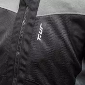 T-ur ETNA Perforated Summer Motorcycle мотокуртка Black Light Gray