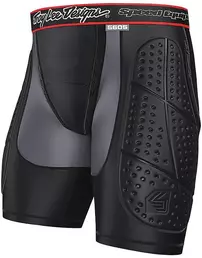 Troy Lee Design LPS5605 Black Cross Enduro Motorcycle Protective Shorts
