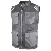 Motorcycle жилет in Black OJ PENTA Perforated Fabric
