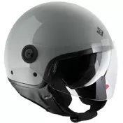 Tucano Urbano EL'METTIN 6.0 Nardo Grey Gloss Jet Motorcycle Мотошлем