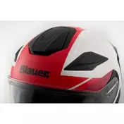 Blauer JJ01 Jet Motorcycle Мотошлем Double Graphic визор White Black Red