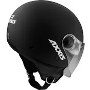 Axxis Jet Motorcycle Мотошлем of501b Square S Solid A1 Matt Black