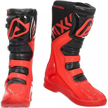 Acerbis X-TEAM Motocross Enduro мотоботинки Red Black