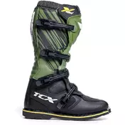 Cross Off Road Motorcycle мотоботинки Tcx X-BLAST Black Green Yellow