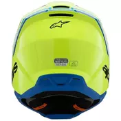 Alpinestars SM3 YOUTH RADIUM Kids Cross Enduro Motorcycle Мотошлем Fluorescent Yellow Black Glossy Blue