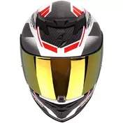 Scorpion EXO 520 EVO AIR LENA Full Face Motorcycle Мотошлем Matt White Red