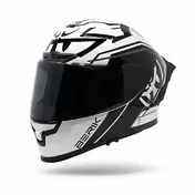 Berik FF871 Racing Full Face Motorcycle Мотошлем Black White