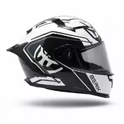 Berik FF871 Racing Full Face Motorcycle Мотошлем Black White
